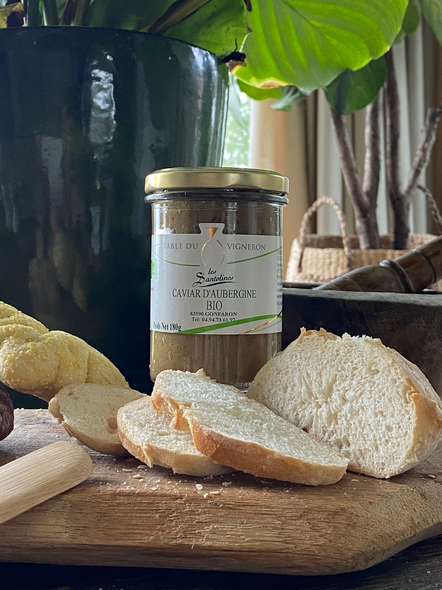 Caviar d'aubergine bio - tapenade