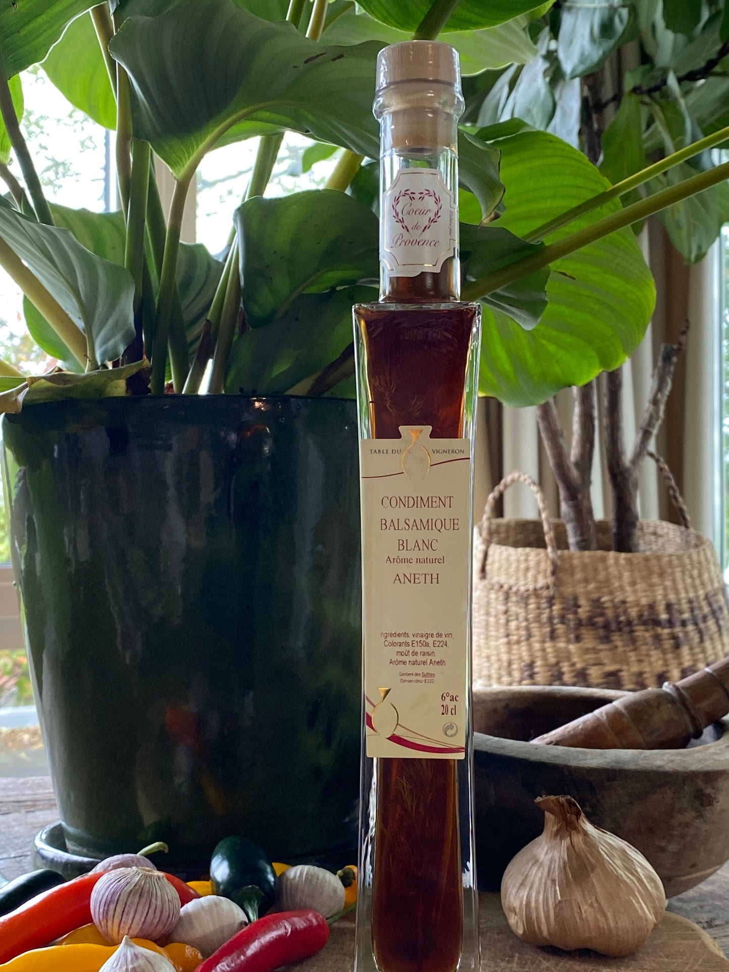 Vinaigre balsamique blanc à l'aneth