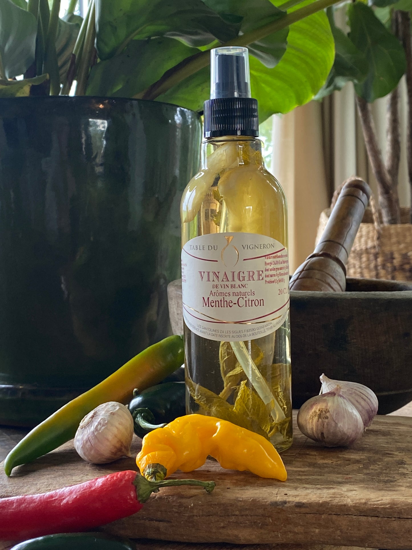 Munt & Citroen Natuurlijke Aroma's Wijnazijn