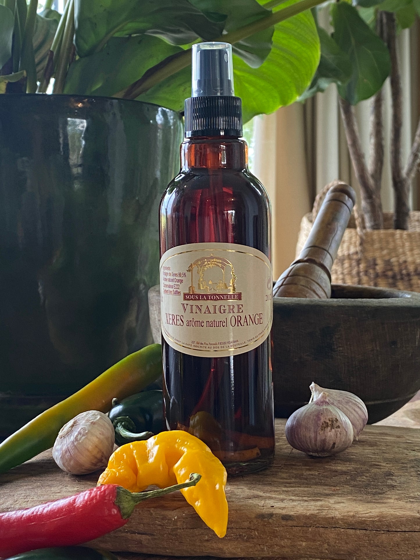 Sherry Azijn Natuurlijke Smaak Sinaasappelschil