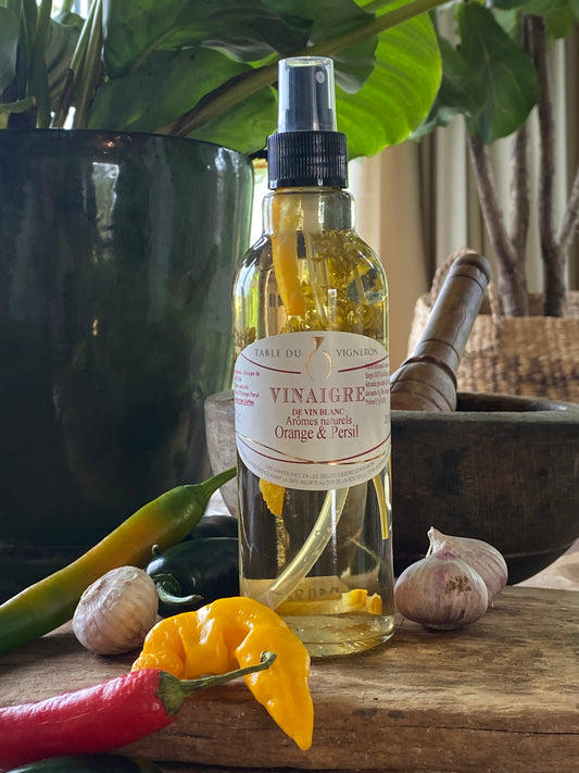 Wijnazijn Natuurlijke aroma's Sinaasappel & Peterselie