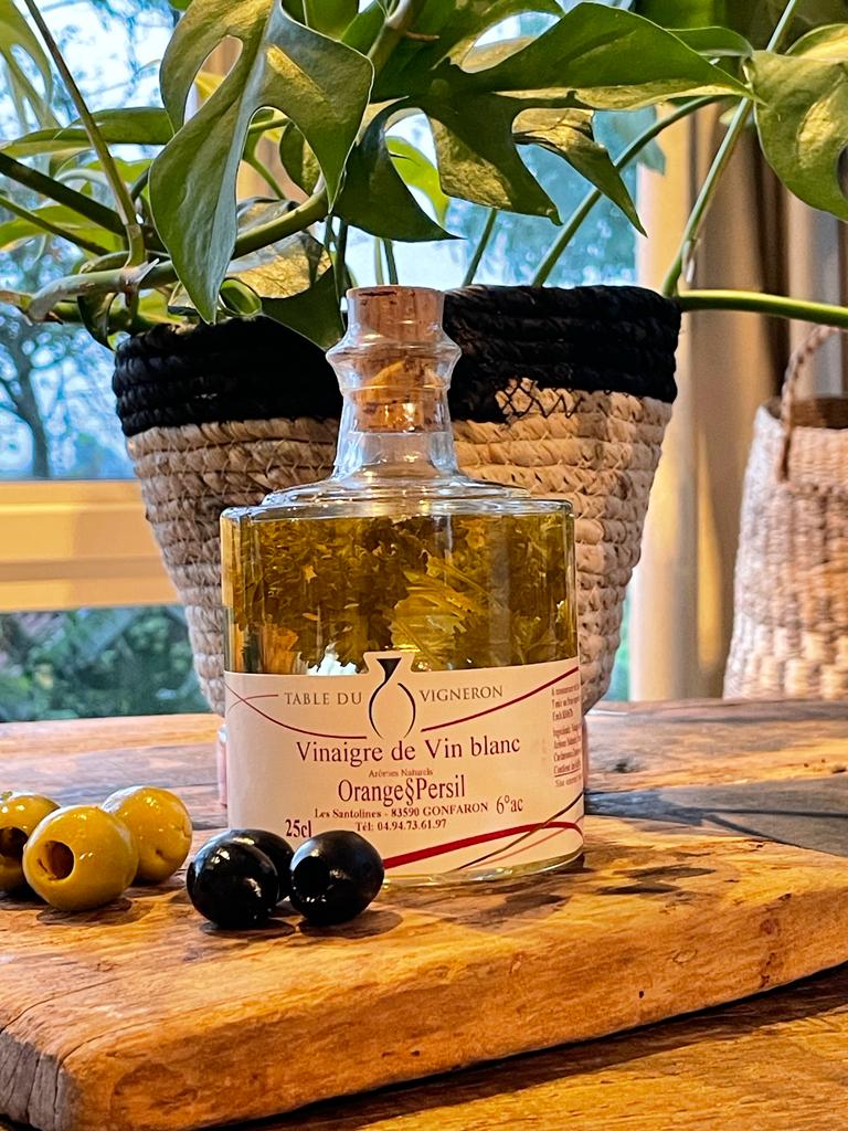 Wijnazijn Natuurlijke aroma's Sinaasappel & Peterselie