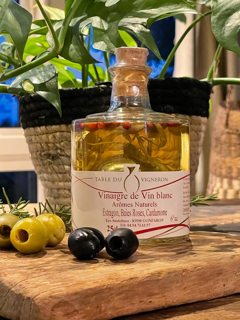 Wijnazijn Natuurlijke smaken Dragon roze bessen kardemom