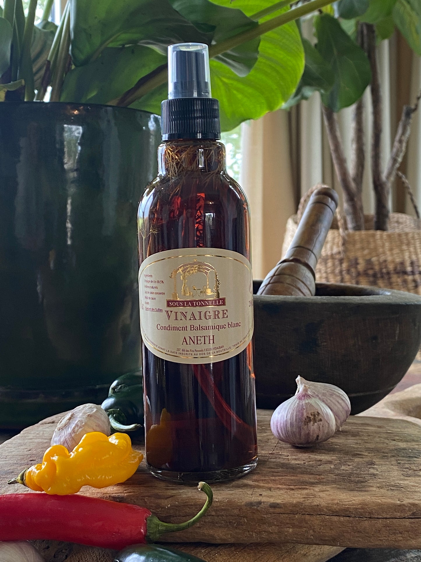 Vinaigre balsamique blanc à l'aneth