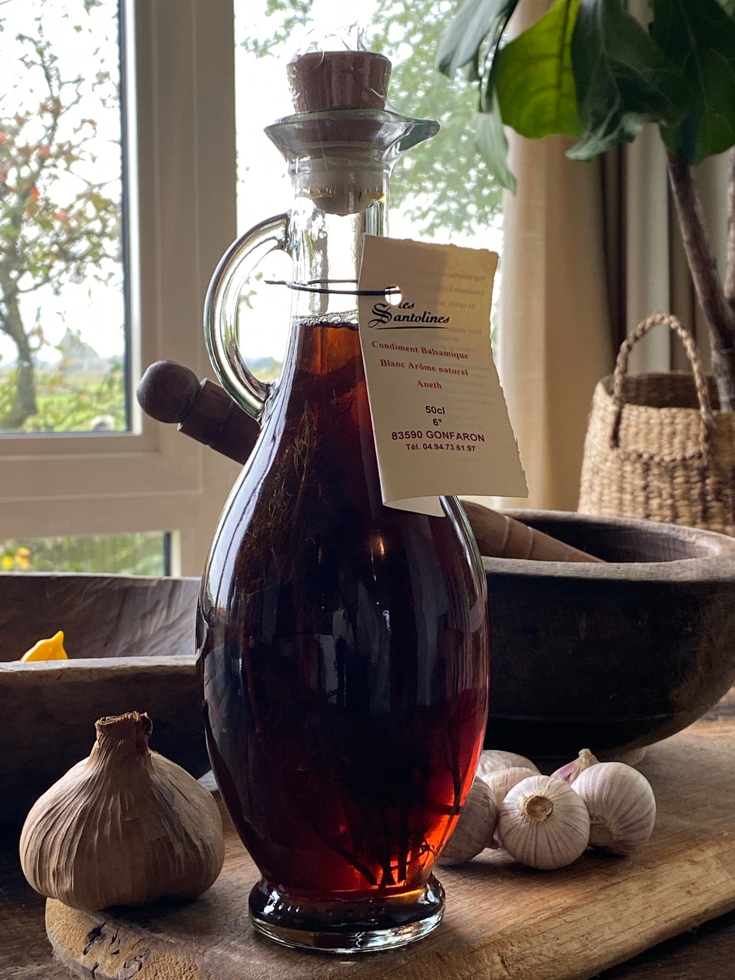 Vinaigre balsamique blanc à l'aneth