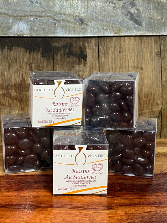 Raisins de Sauternes au chocolat