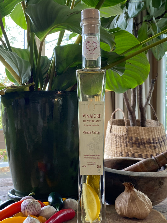 Vinaigre de Vin Arômes Naturels Menthe & Citron