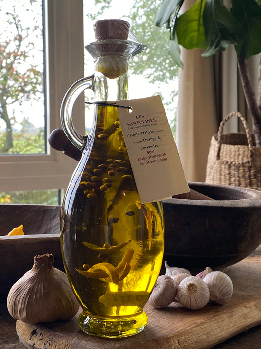 Huile d'Olive Naturelle Orange & Coriandre